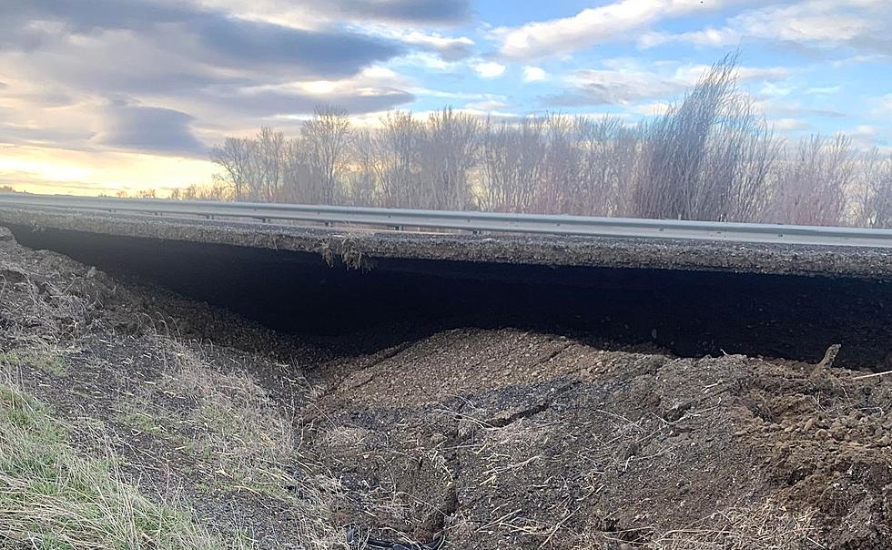 A big sinkhole found under I-82 near Wapato