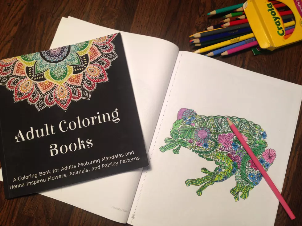 Adult coloring books used as a tool to help reduce stress