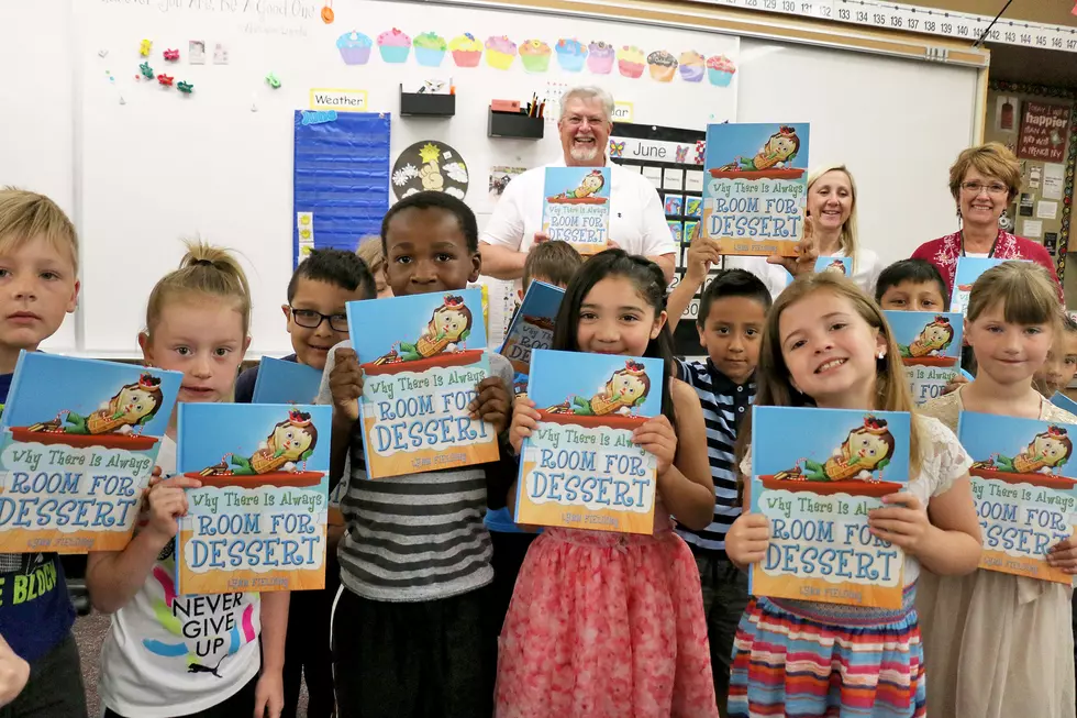 Local author donates books to are first graders