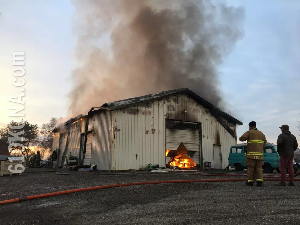 Early morning fire destroys shop in Richland