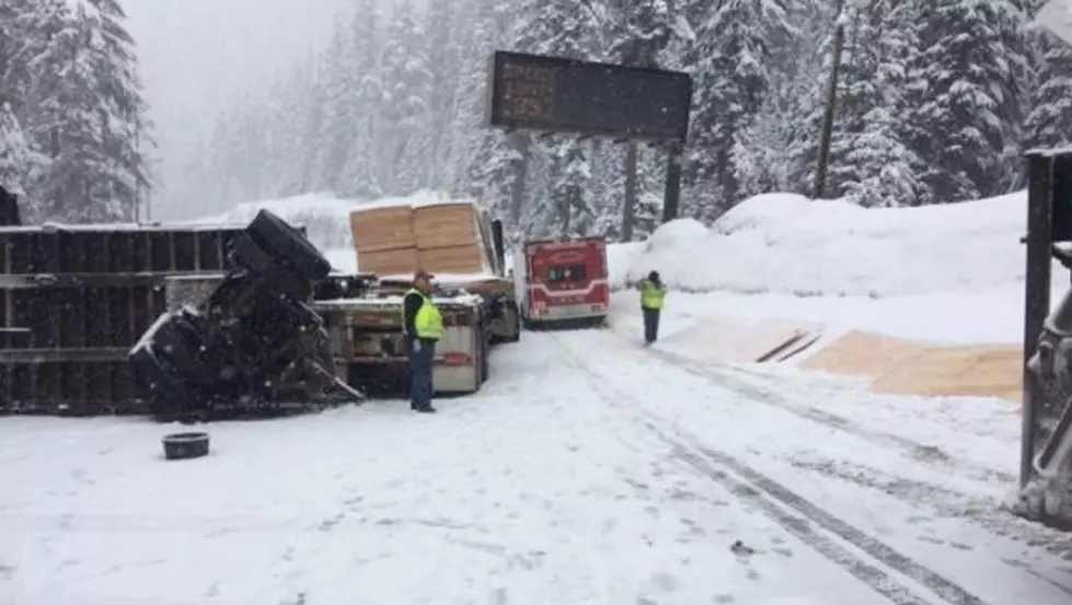 I-90 Reopened After Truck Accident Blocks Both Lanes Monday