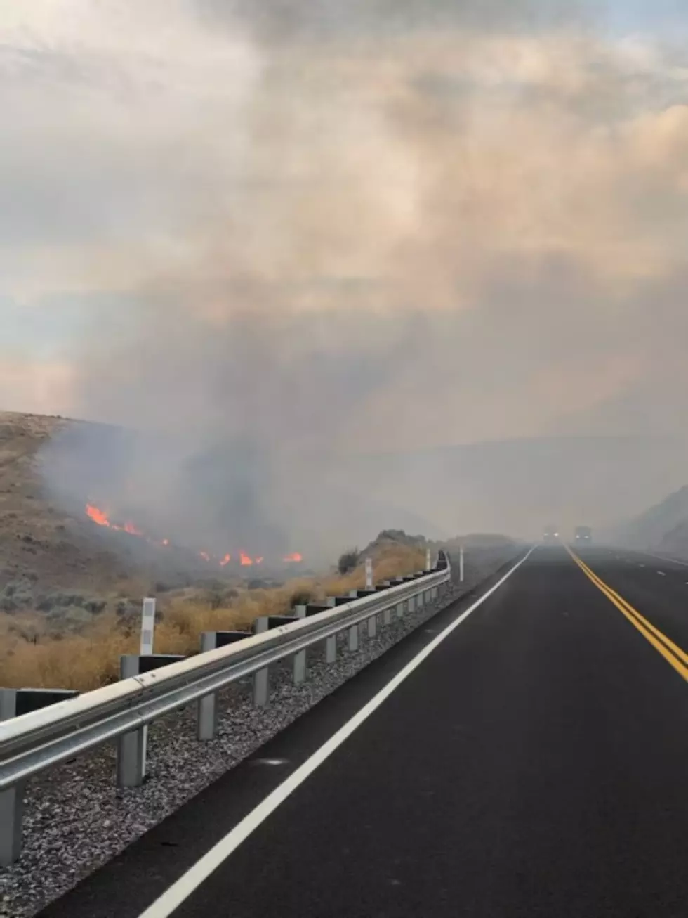 State Resources Activated for Vantage Highway Fire