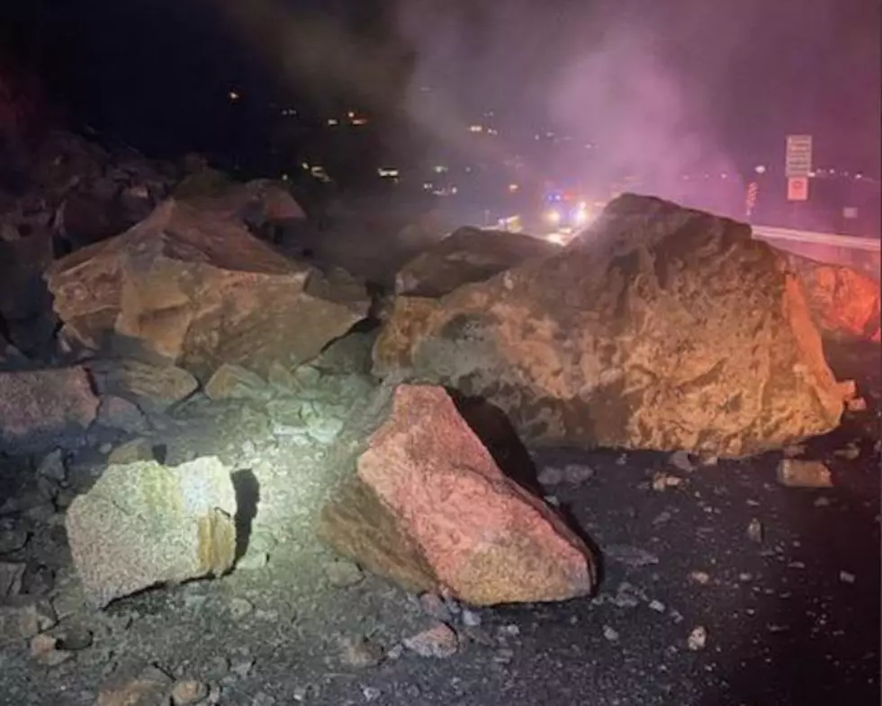 Another Rockslide Cleared Near Entiat Sunday Night