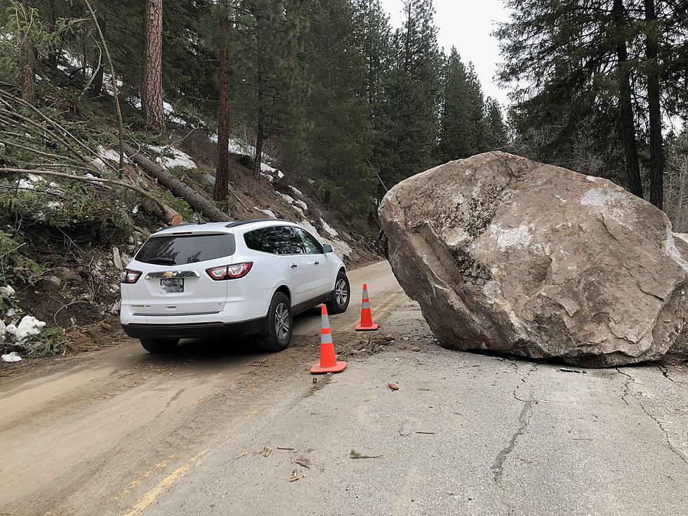 Massive Boulder Topples Onto Chelan County Road