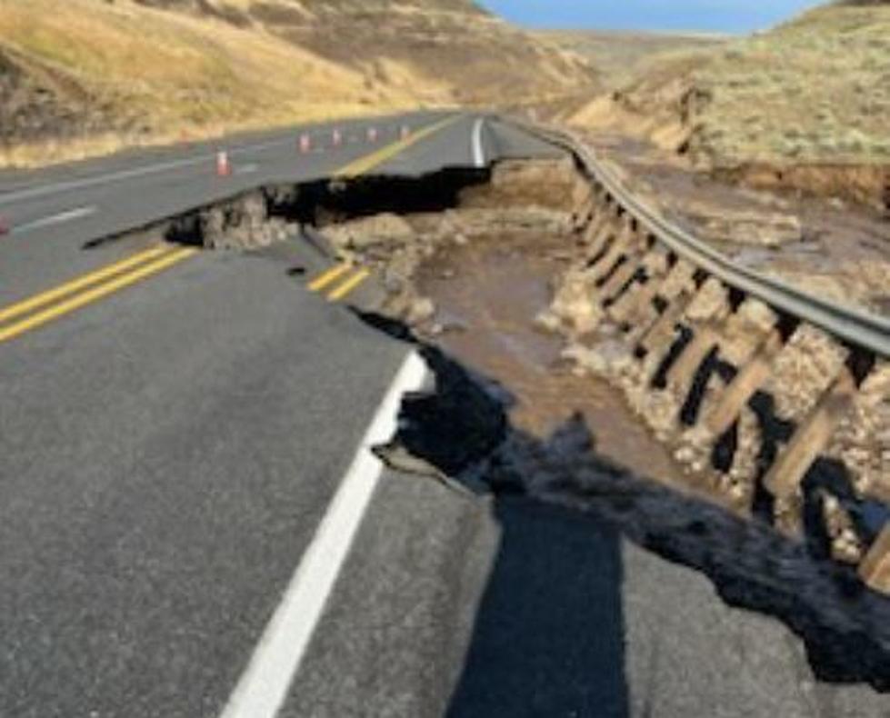 U.S. 2 In Waterville Plateau Reduced To One Lane From Washouts