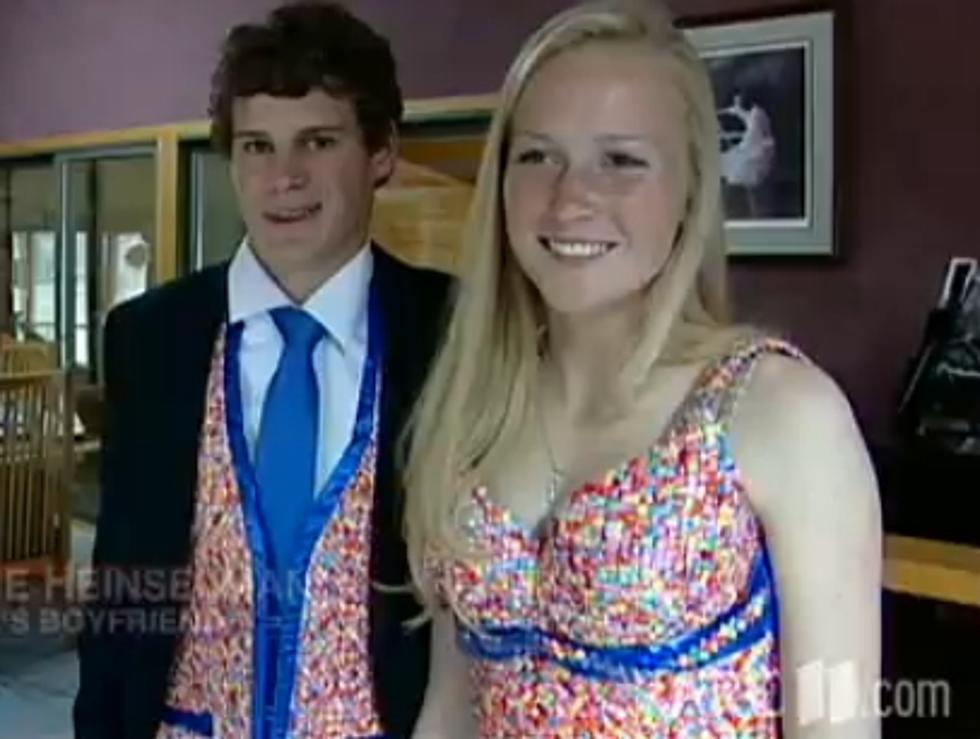 Wisconsin Teen Makes Prom Dress From Candy Wrappers [VIDEO]