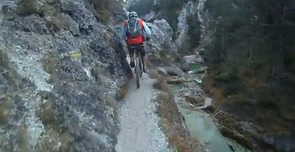 Bike Riding The Side Of A Cliff [VIDEO]