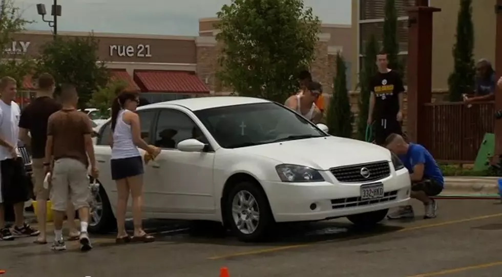 Abilene Area Air Force Members Wash Cars to Help Other Charities [VIDEO]