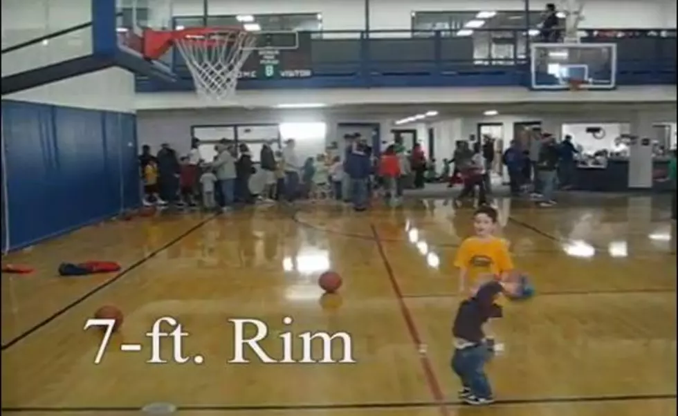 Toddler Has Incredible Basketball Trick Shot Skills