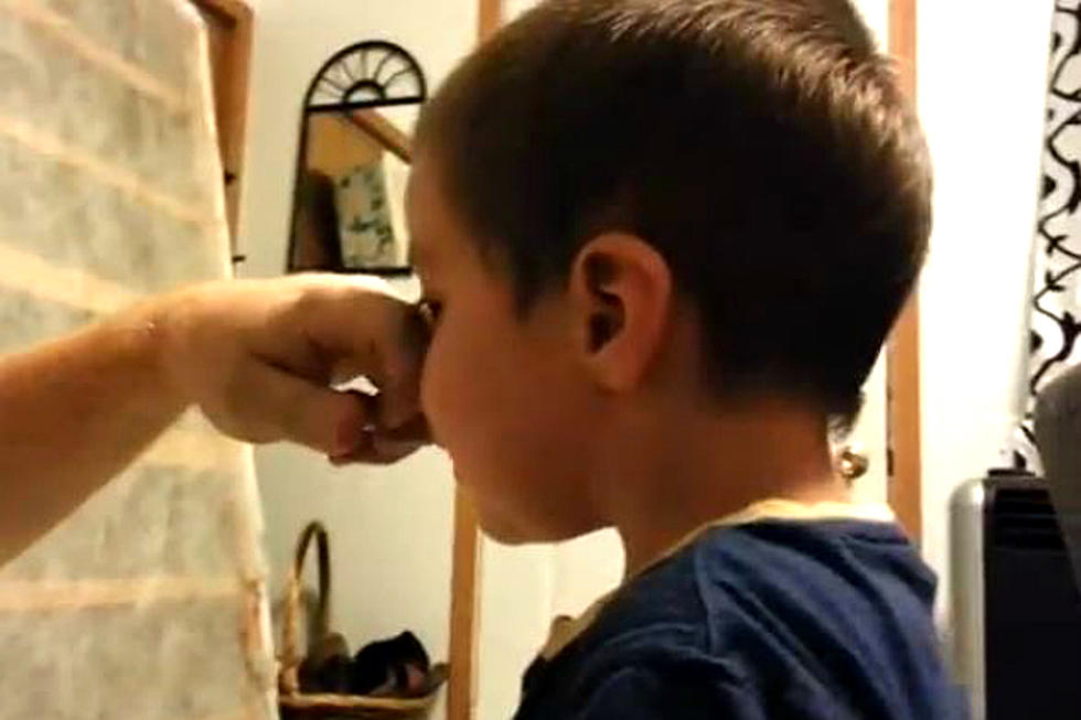 Watch Dad Pull the Old ‘I Got Your Nose’ Prank on His Adorable Son