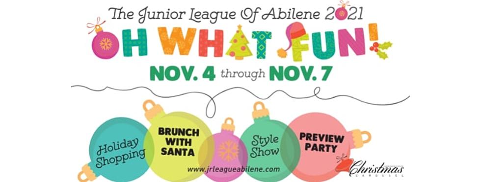 Junior League of Abilene’s “Oh What Fun!” Christmas Carousel is Coming November 4-7