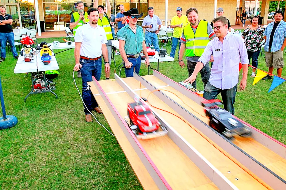 The Benefit Belt Sander Races are Back at Frontier Texas