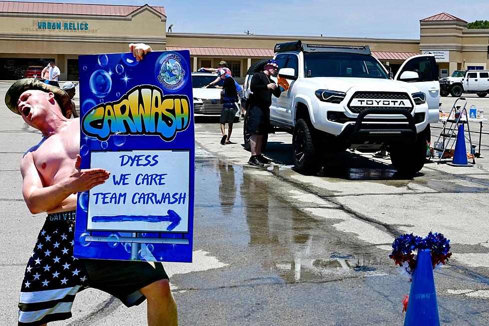 Dyess We Care Team Starts Summer With Their Warmheart Car Wash