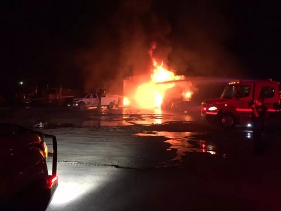 Early Morning Fire Injures One — Destroys Commercial Building