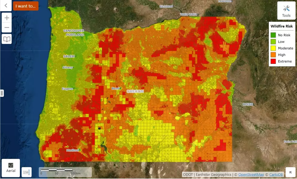 Oregon Rolls Out Map Showing Wildfire Risk