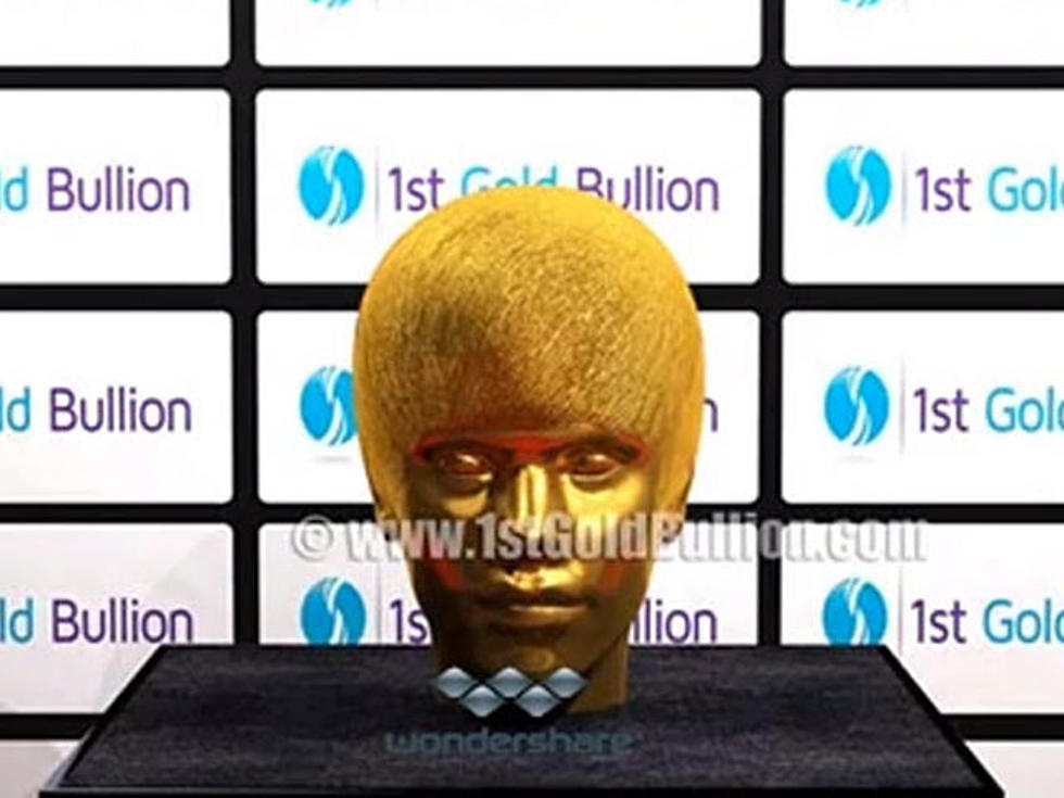 Justin Bieber’s Head Now Worth $1 Million – Company Sculpts Sold Gold Bust of Singer