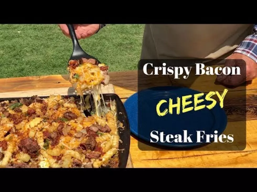 Two Words - Crispy Bacon Cheesy Steak Fries!