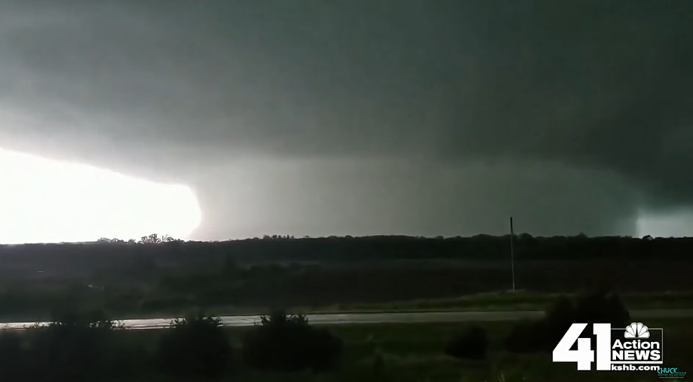 VIDEO: Kansas Had A Mile Wide Tornado This Week