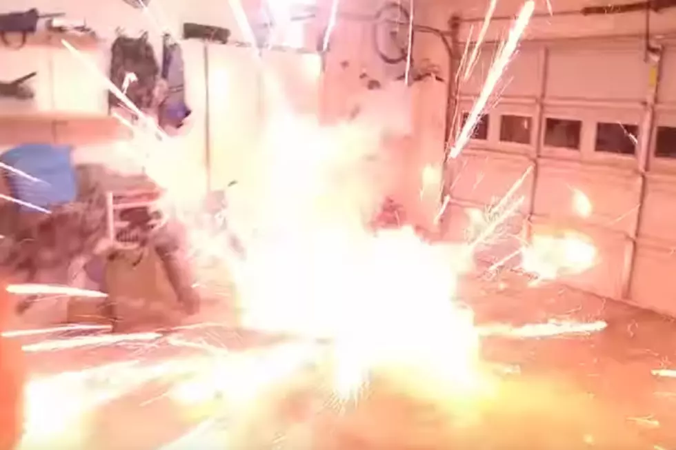 Fireworks 101: Never Light an Artillery Shell Indoors! [VIDEO]