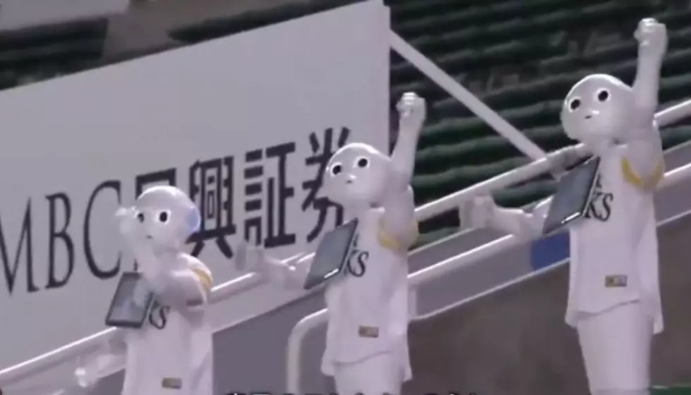 Japan Fills Empty Baseball Game Seats With Dancing Robots