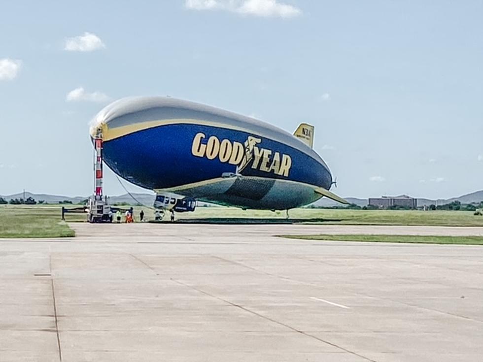 The Goodyear Blimp “Wingfoot Three” Was in Lawton Yesterday!