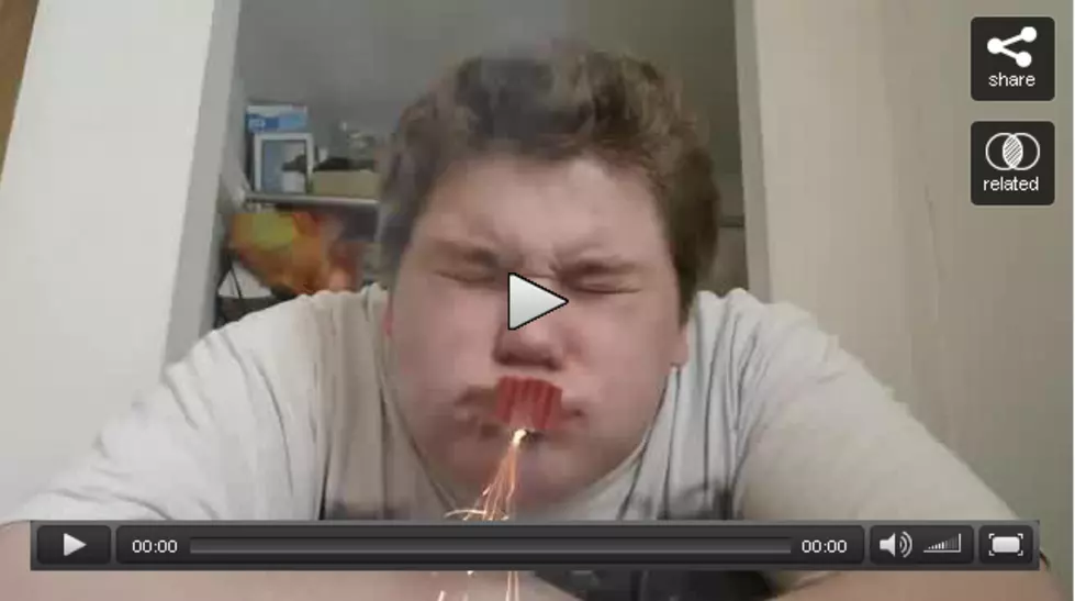 See a Complete Idiot Tape Firecrackers to His Mouth… and Light Them [VIDEO]