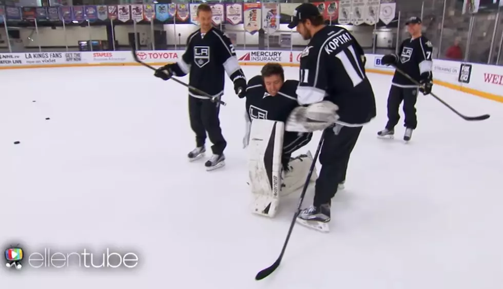 The Ellen Show’s ‘Average Andy’ With The LA Kings
