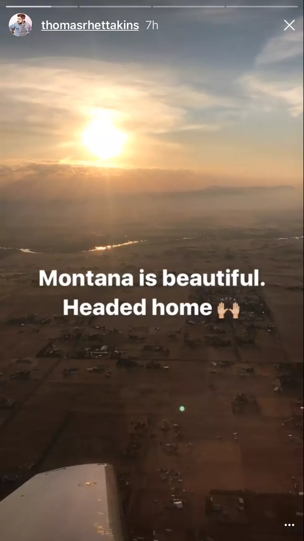Thomas Rhett Gives Montana A Loving Shout Out