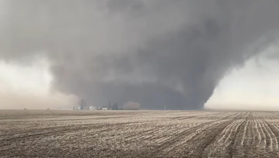 Terrifying Moment a Half-Mile Wide Tornado Slammed Iowa Farms
