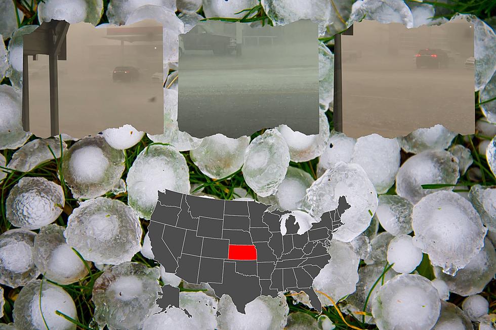 Watch Insane Kansas Hail Event, &#8216;Rivers of Hail&#8217; Fall in Minutes