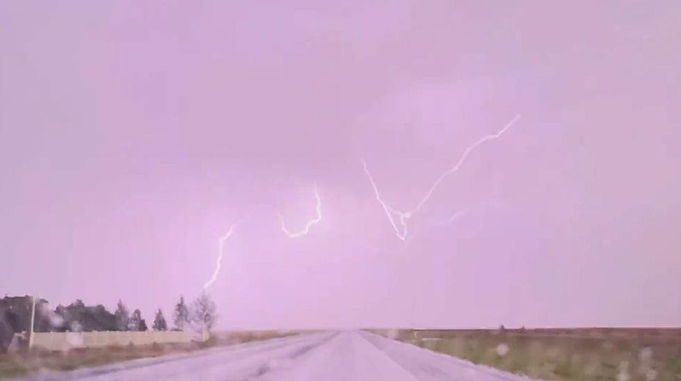 Watch Insane Pink Lightning Storm that Exploded Over Texas