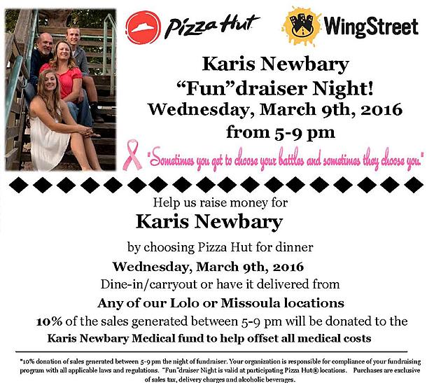 Eat Pizza Tonight, and Help Karis in Her Fight Against Cancer