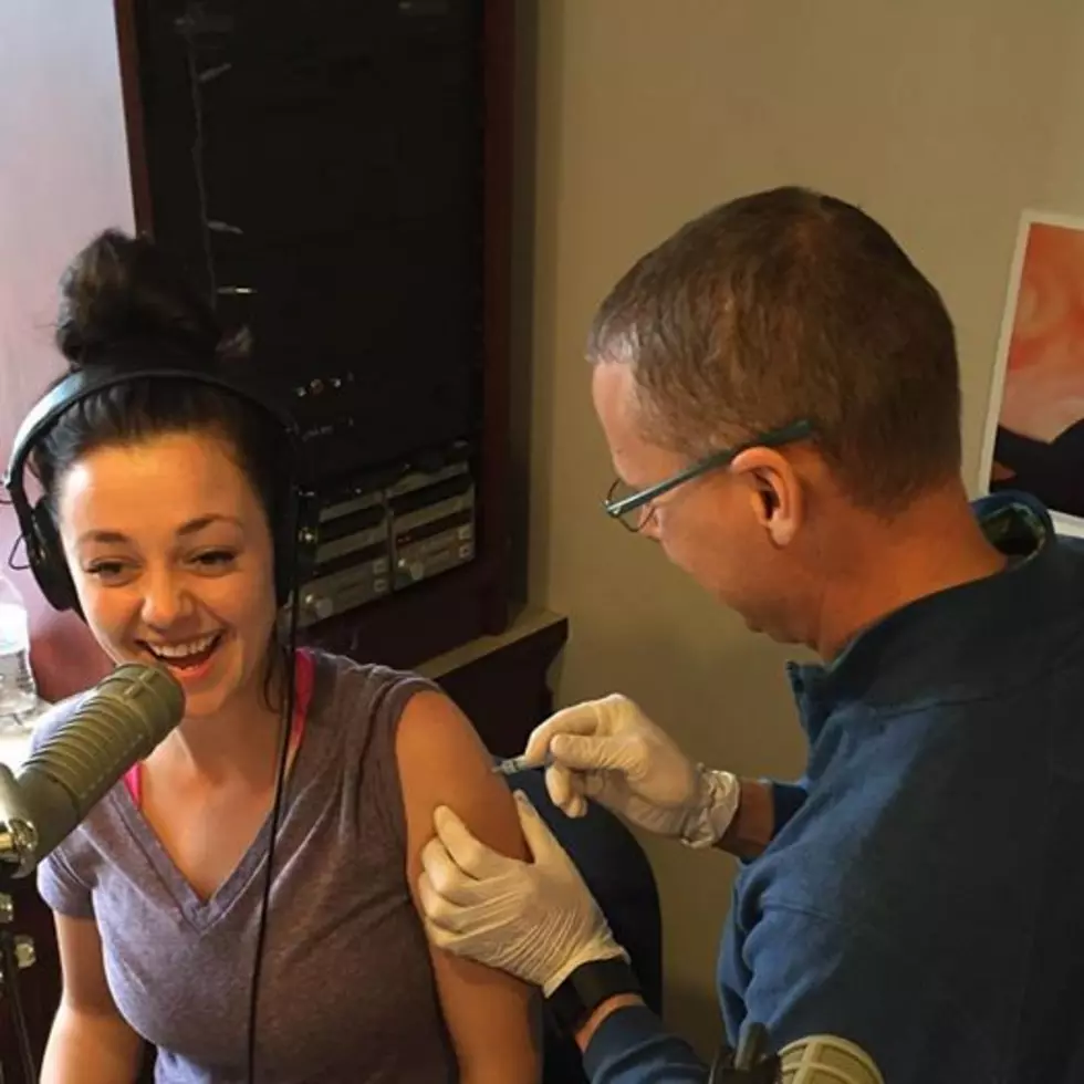 Getting My Very First Flu Shot On-Air