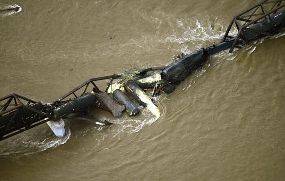 Asphalt Found 130 Miles Downriver After Montana Train Derailed