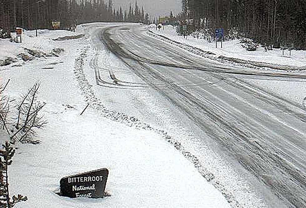 Snowy Roads Continue on Montana Mtn Passes