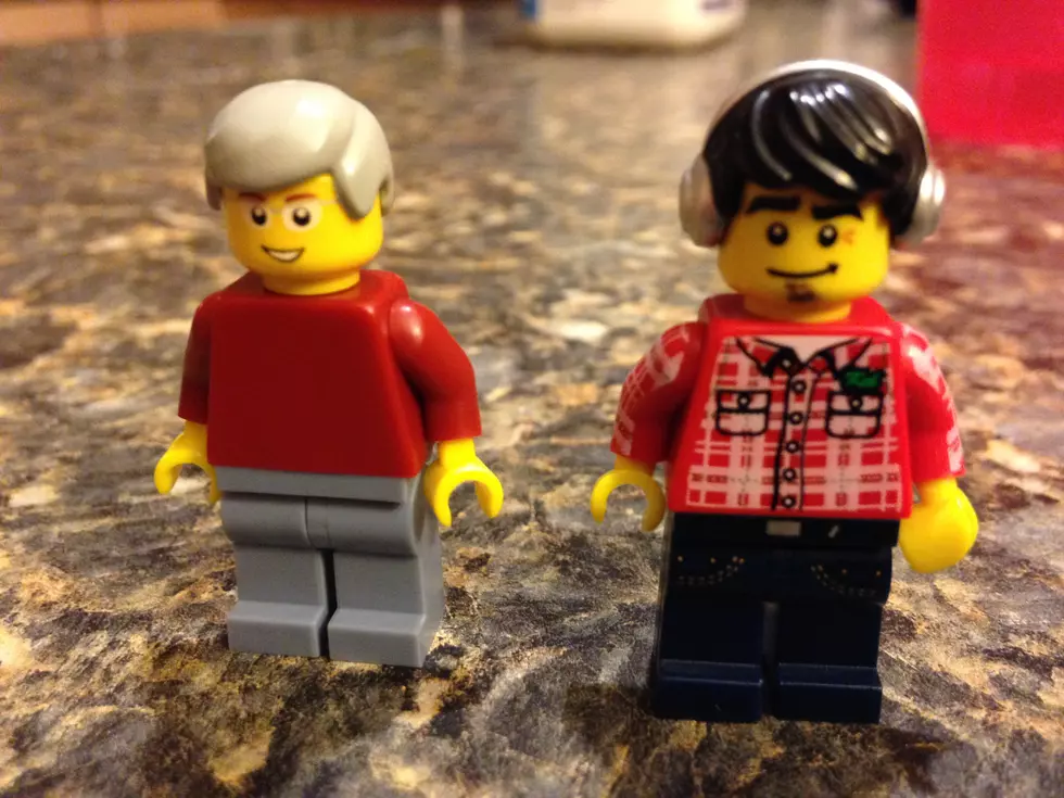 It’s the Lego Version of Talk Back’s Peter Christian and Jon King