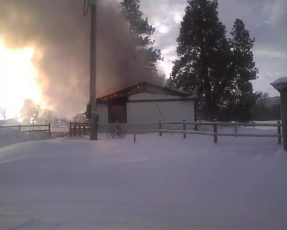 Frenchtown Home Appears Fully Engulfed in Flames, Fire Deptarment on Scene