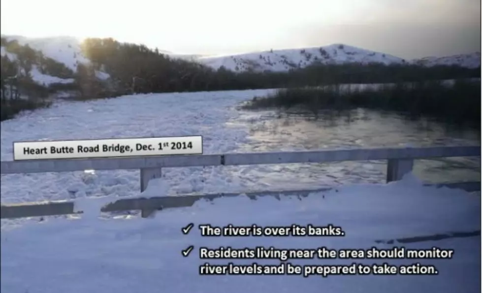 Ice Jam Causes Flooding Along Two Medicine River
