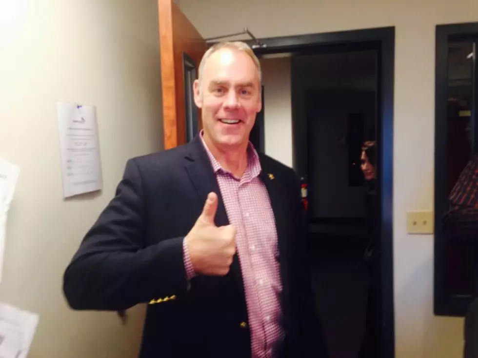 Zinke Announces Re-election Bid; Says He Will Defend Values