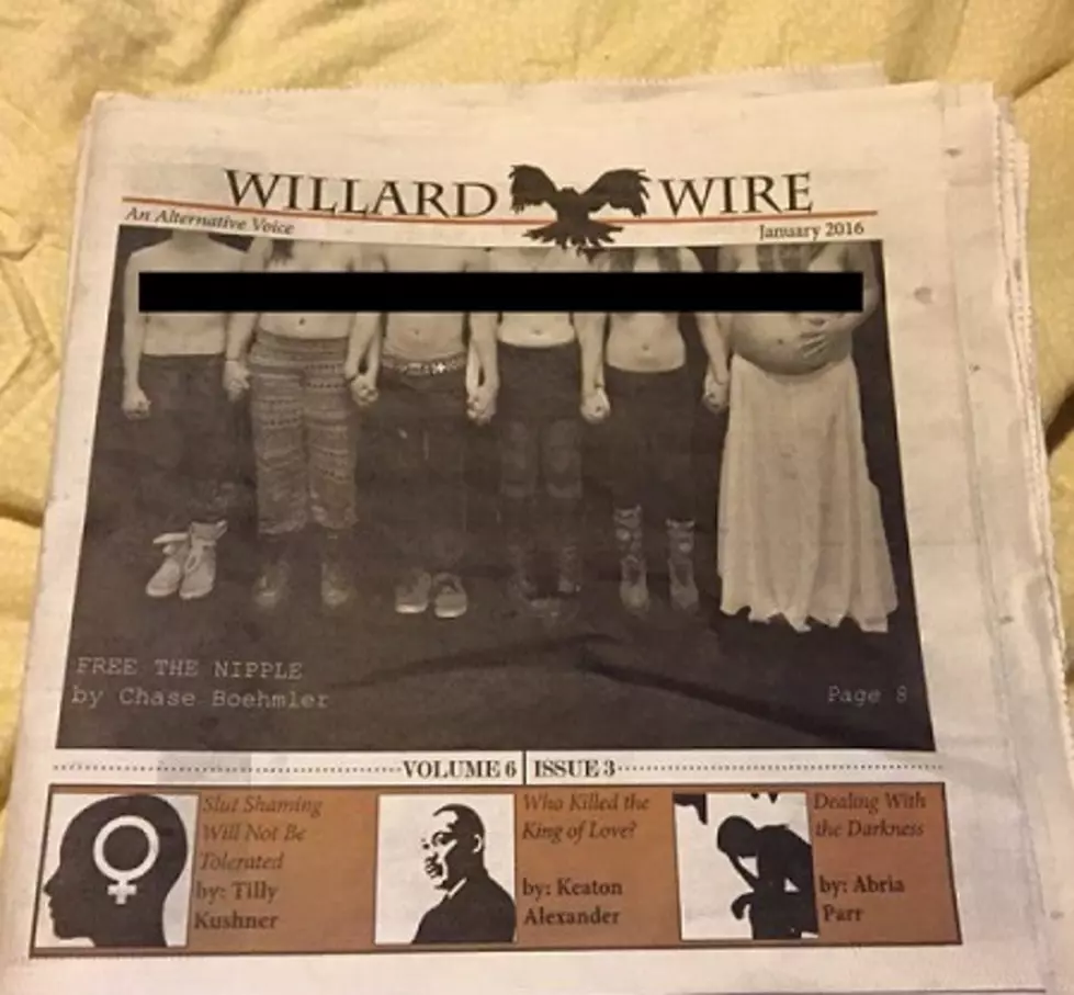 MCPS Officials Recall Willard Wire Over Topless Photo on Newspaper Cover