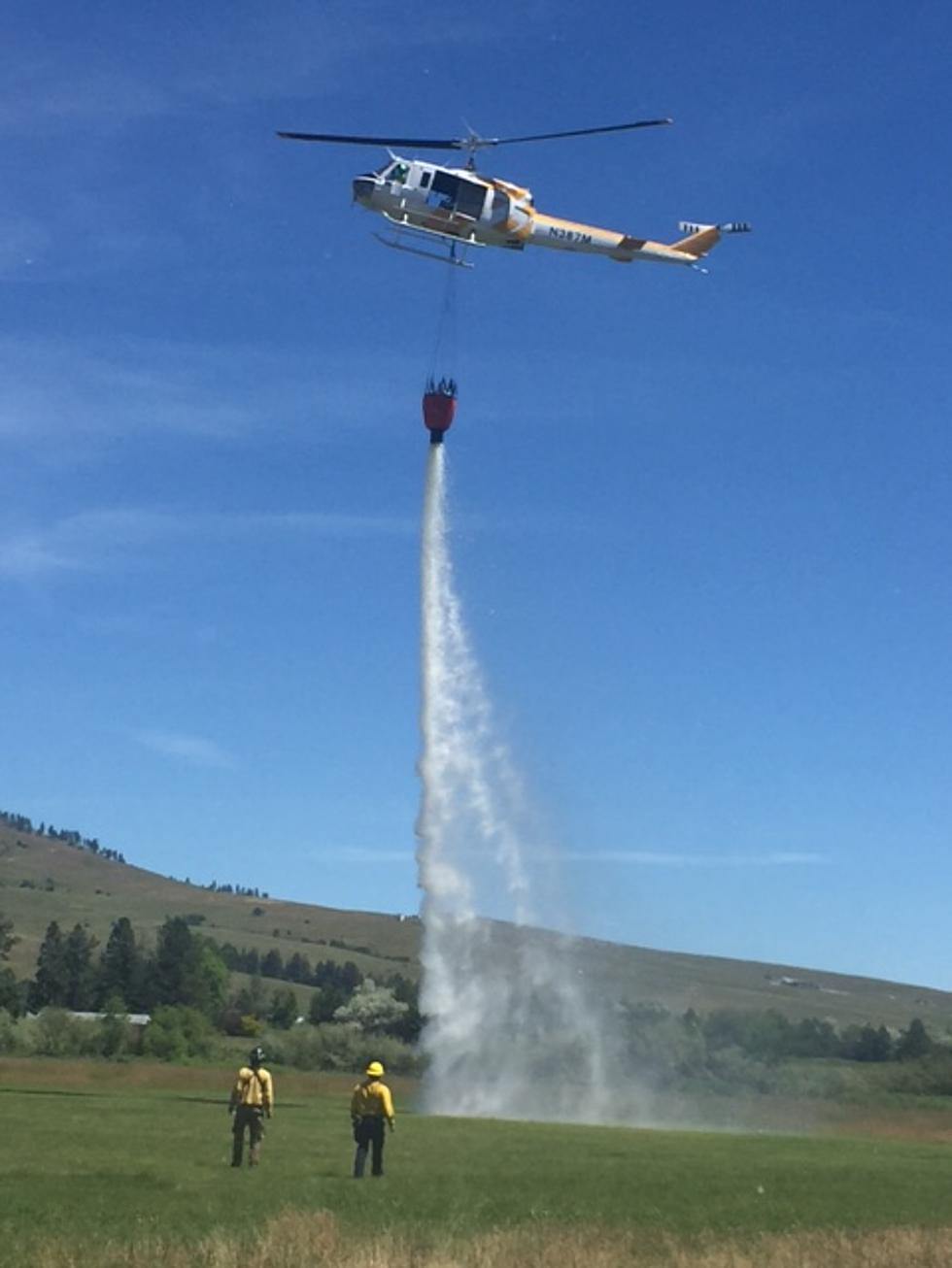 Frenchtown &#8211; Missoula Rural &#8211; Florence Firefighters Get Helicopter Water Drop Training