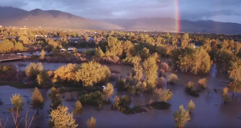 Drone Footage Captures Missoula Transient Camp Flood Rescue