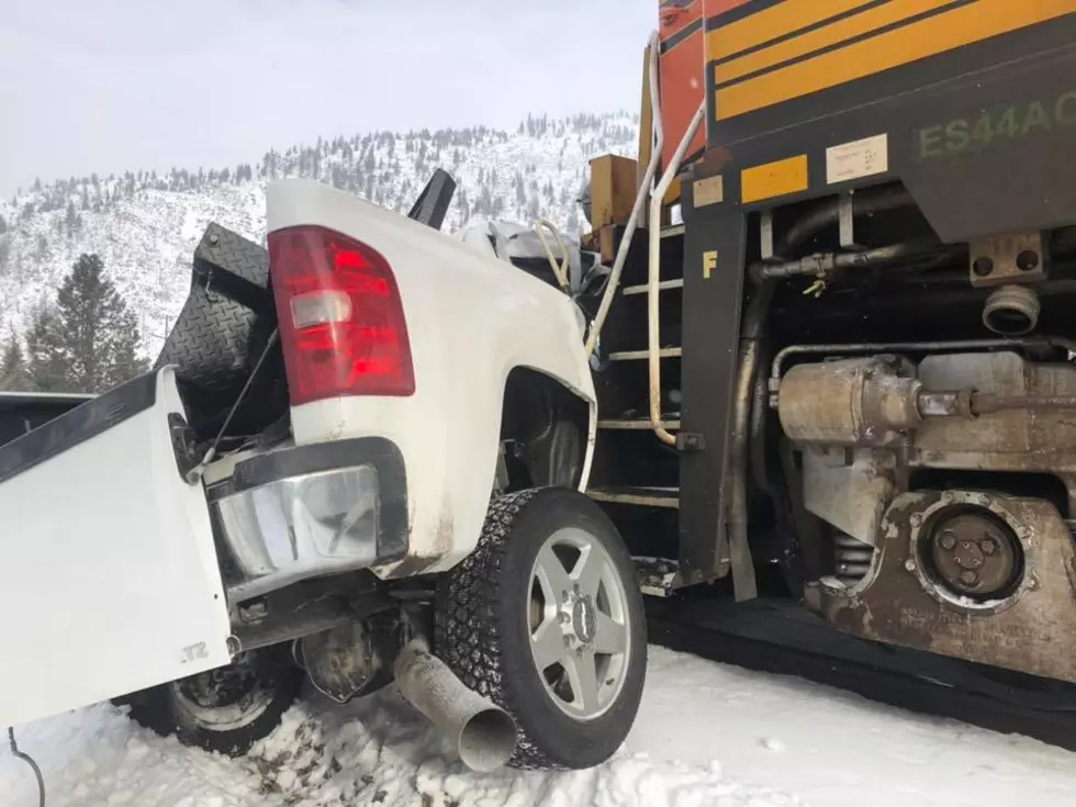 MRL Train versus Truck Accident Sends the Driver to the Hospital
