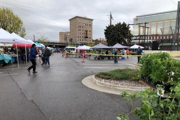 A Rainy Start for the Saturday Clark Fork Market Downtown