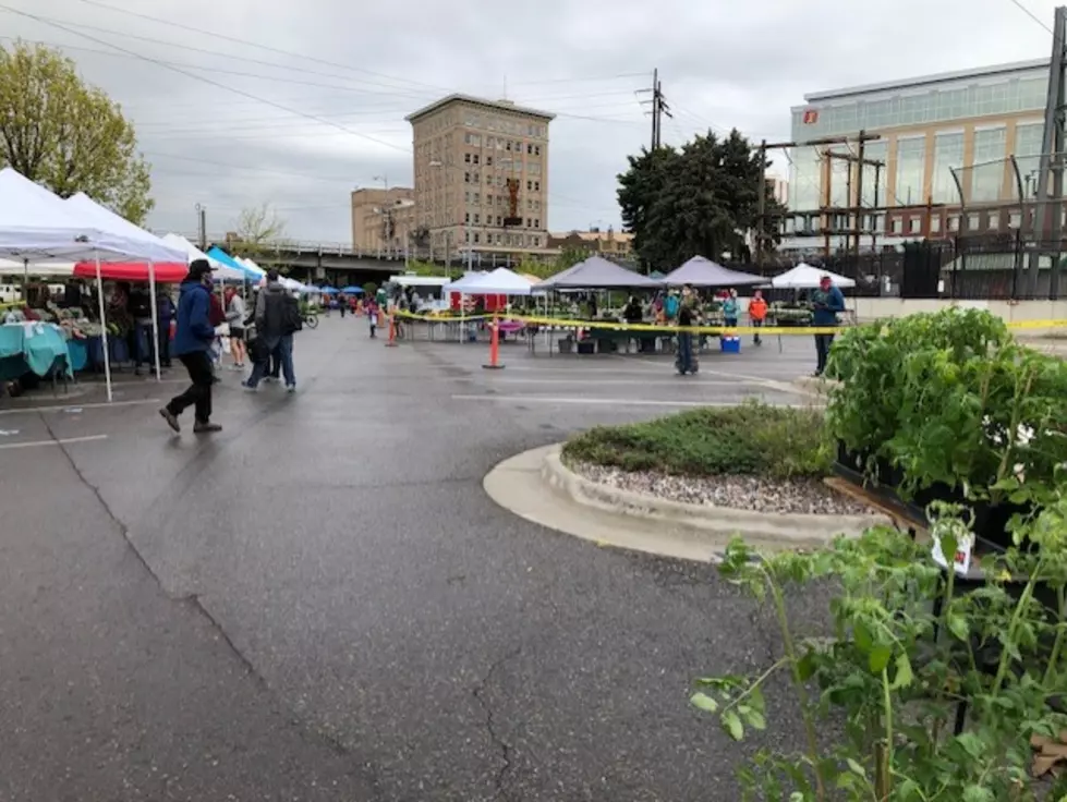 A Rainy Start for the Saturday Clark Fork Market Downtown