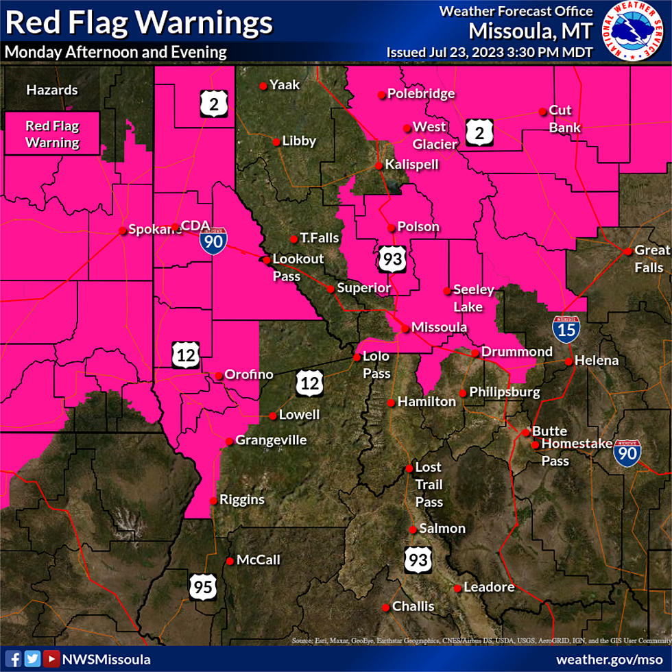 First “Red Flag” Forecast as Montana Fire Danger Soars