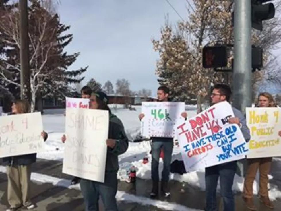 Bozeman High School Students March to Protest Betsy DeVos [WATCH]