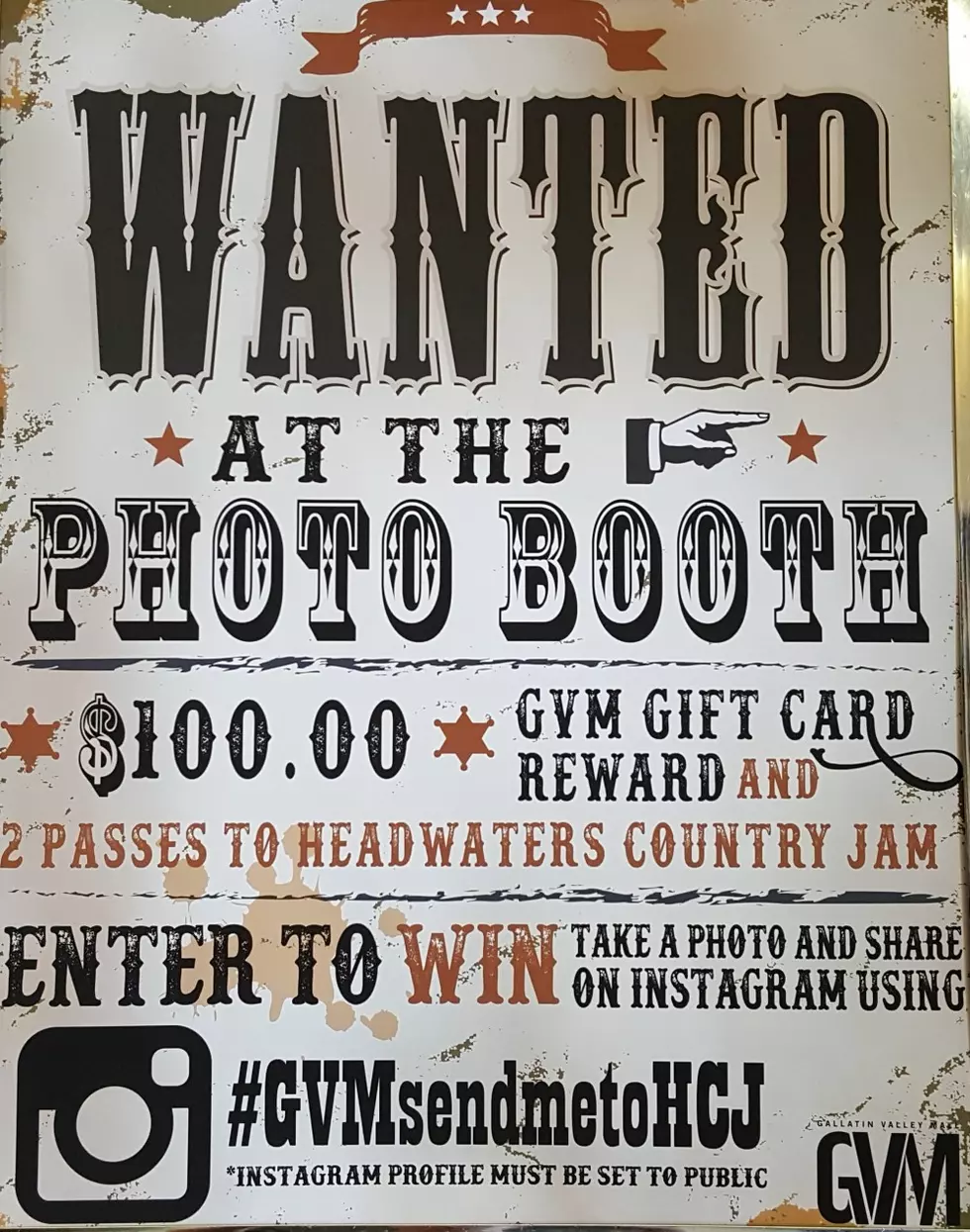 Take a Pic at the Mall & You Can Win 3-Day Passes to Headwaters Country Jam