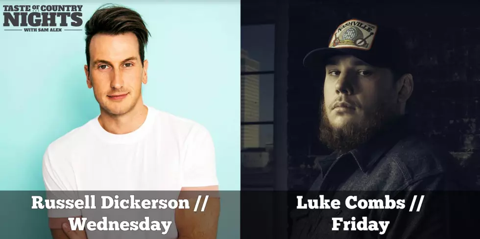 Russell Dickerson, Luke Combs On Taste Of Country Nights