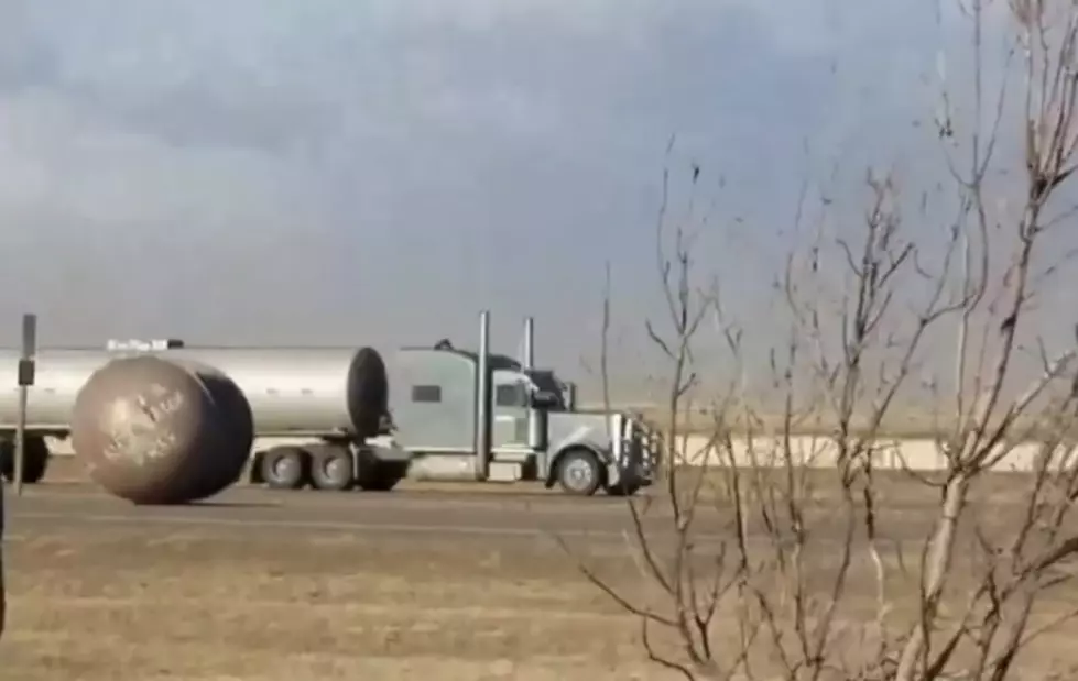 Winds Wreaking Havoc in Montana; Fuel Tank Tumbles on Hwy [Video]